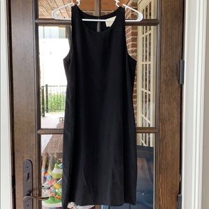 100% silk black dress
